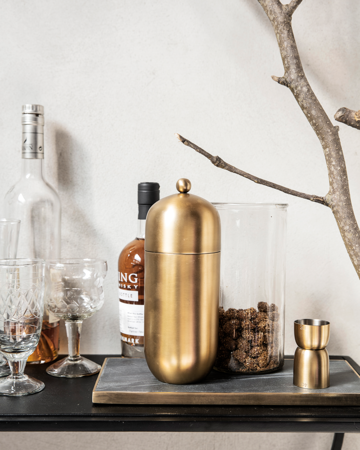 BRASS COCKTAIL SHAKER