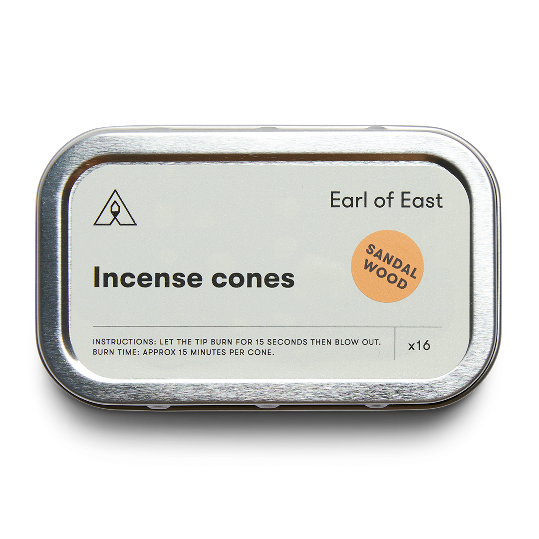 EARL OF EAST INCENSE CONES - SANDAL WOOD