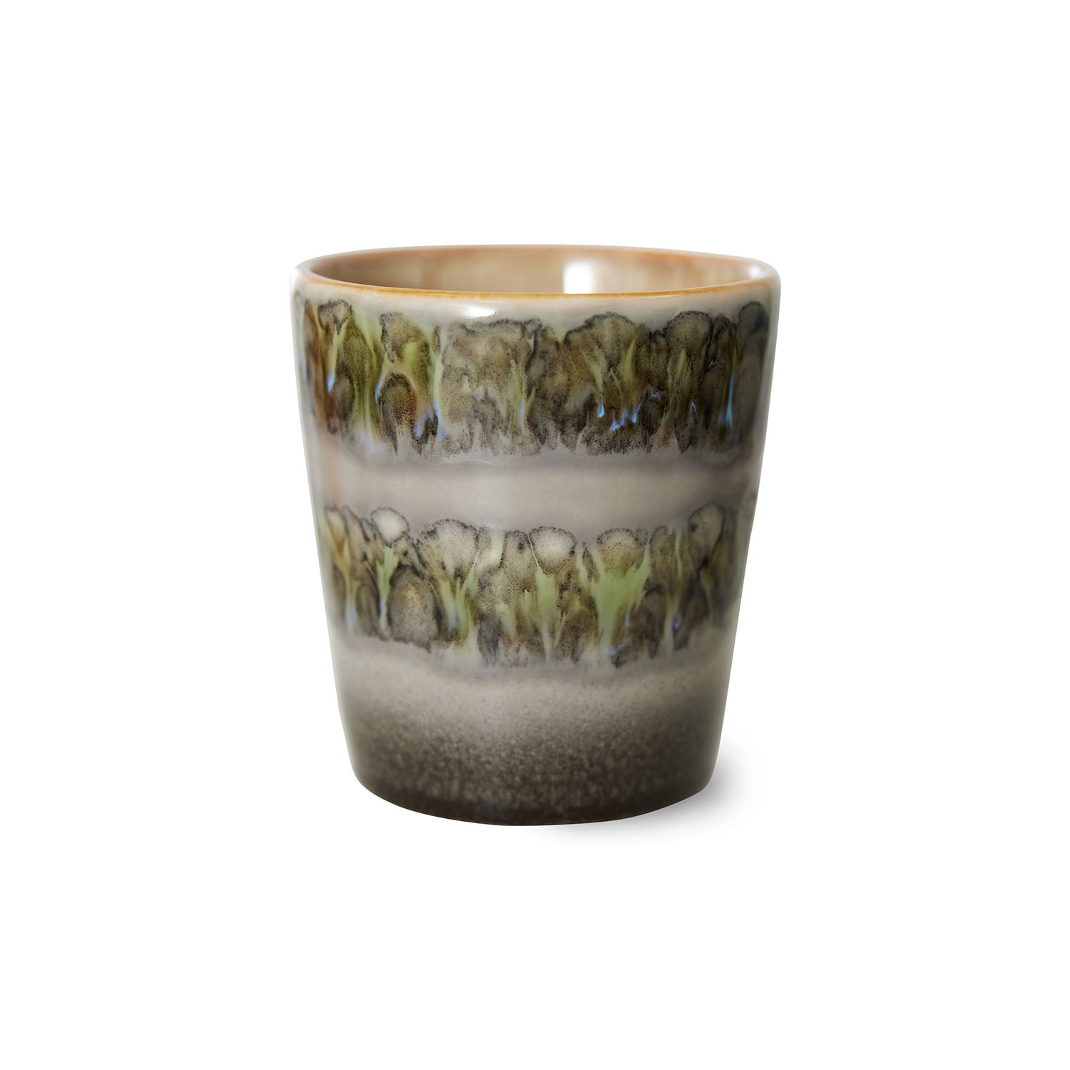 HKLIVING HANDLELESS COFFEE CUP : FERN