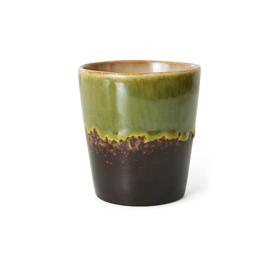 HKLIVING HANDLELESS COFFEE CUP : ALGAE