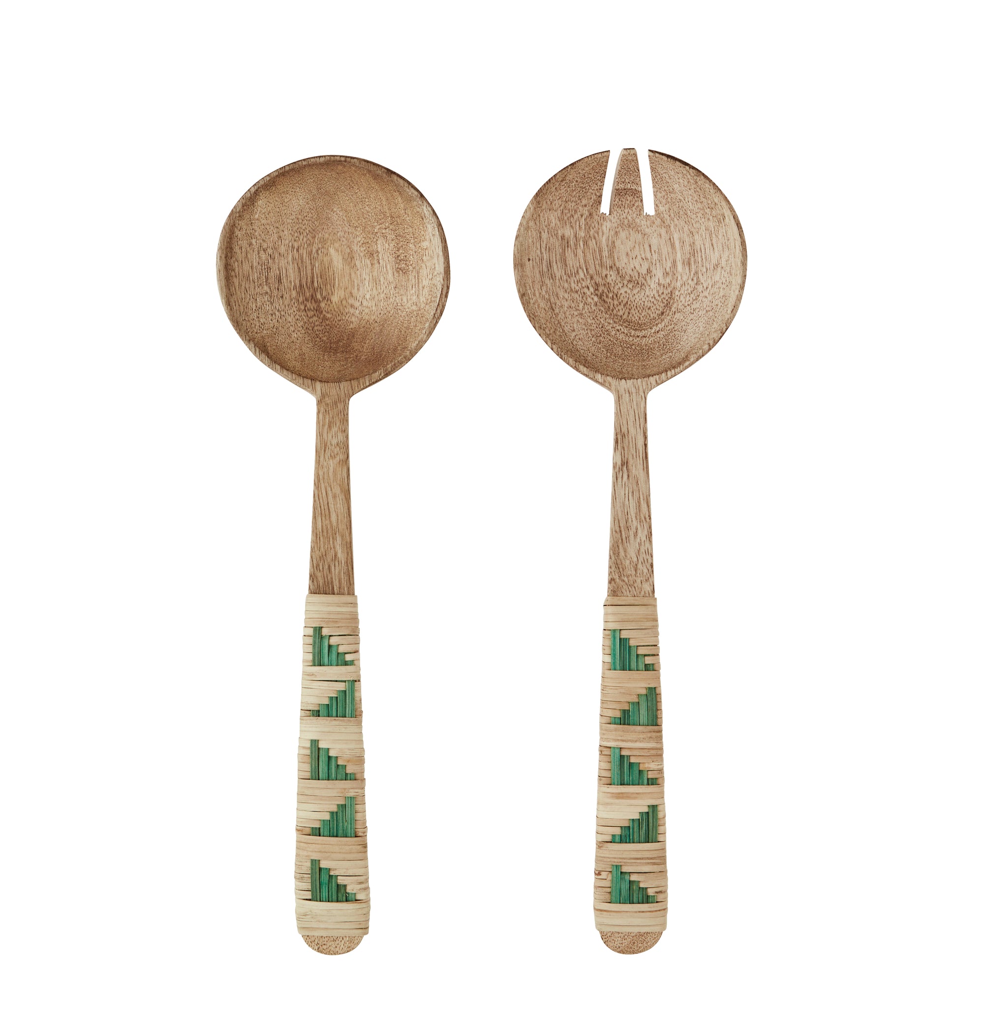 WOODEN SALAD SET