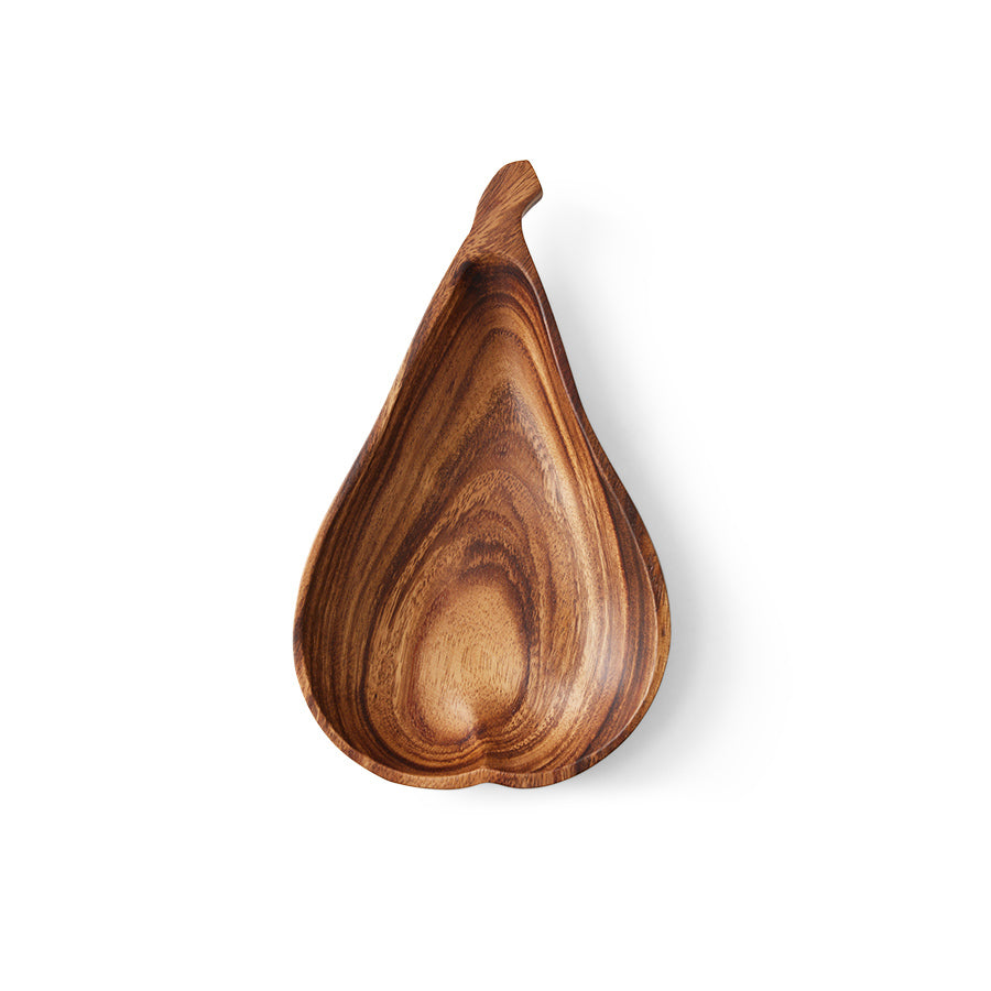 HKLIVING ACACIA PEAR BOWL M